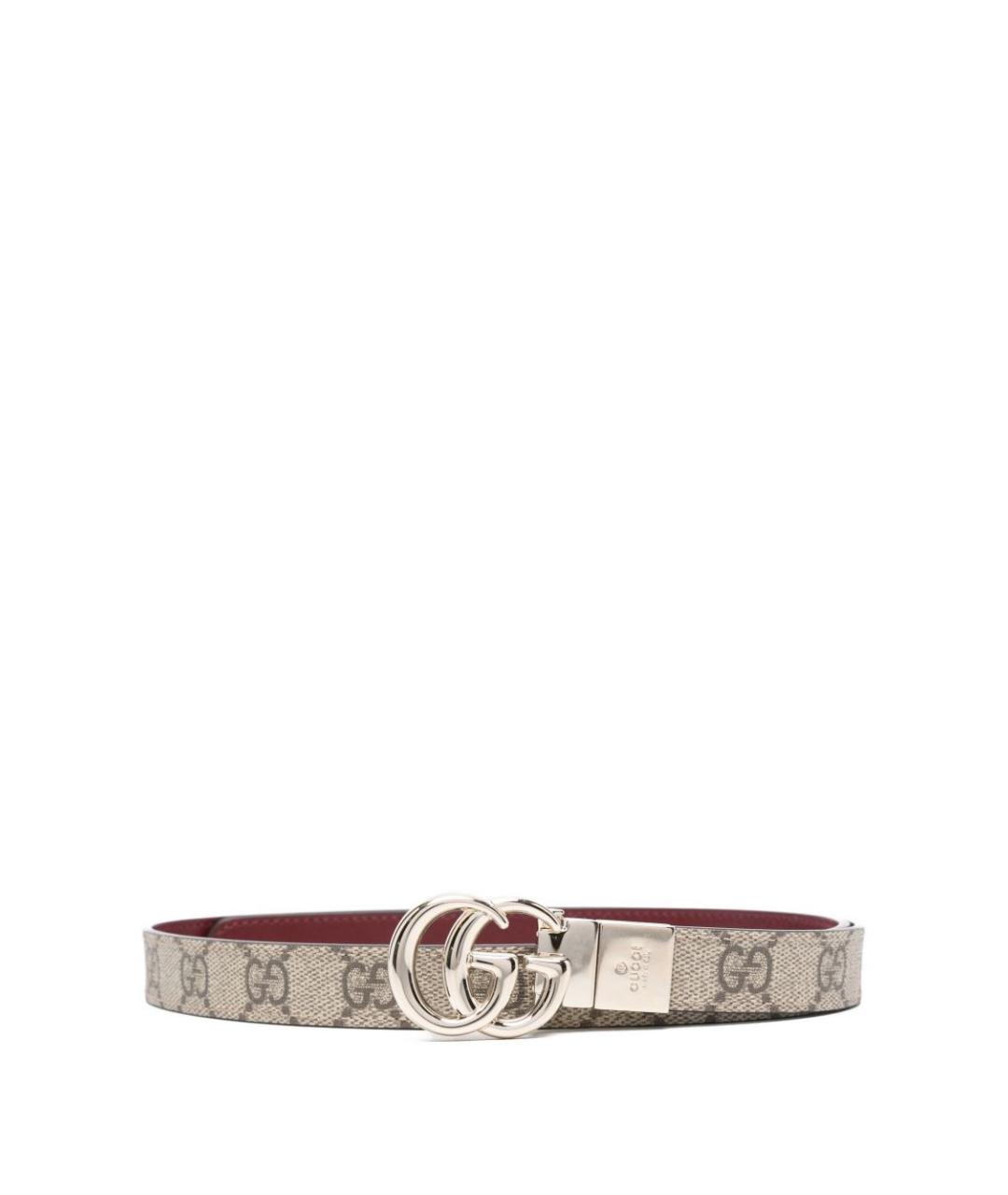 GUCCI Бордовый ремень, фото 1