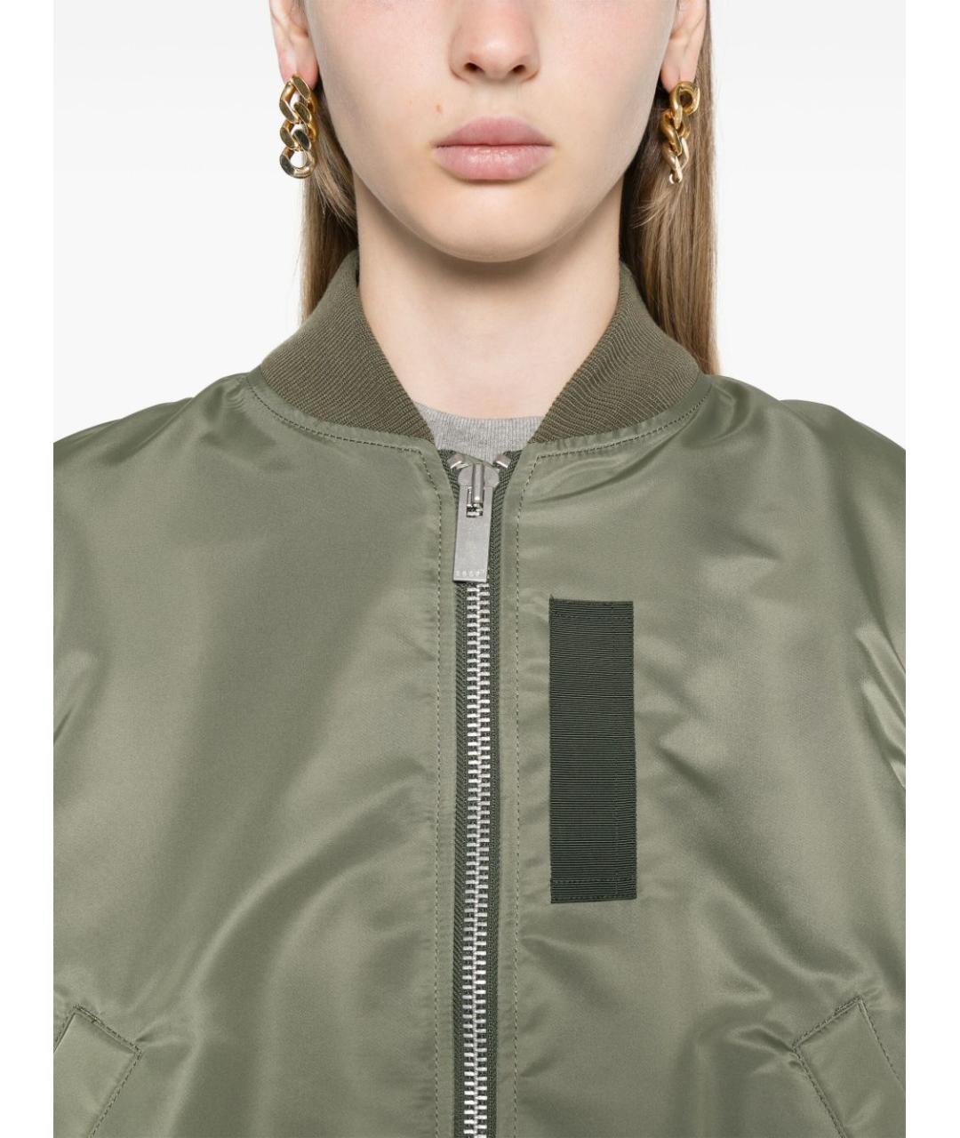 SACAI Хаки полиамидовая куртка, фото 2