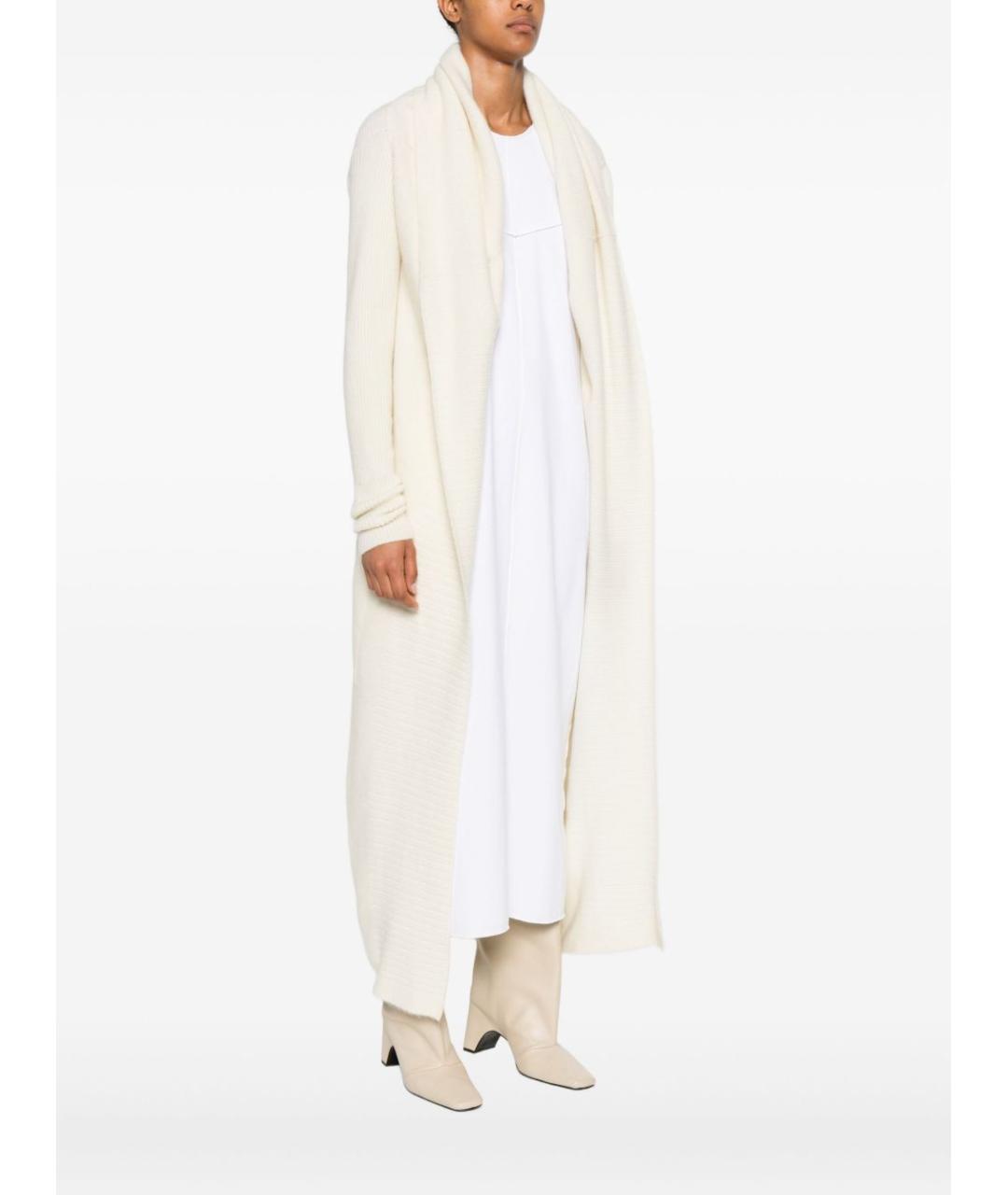 RICK OWENS Белый шерстяной кардиган, фото 5