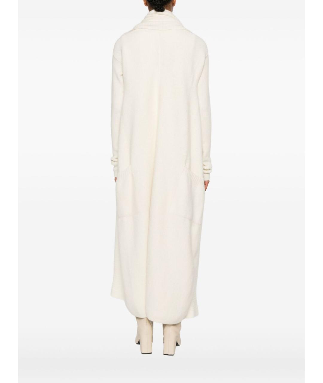 RICK OWENS Белый шерстяной кардиган, фото 3