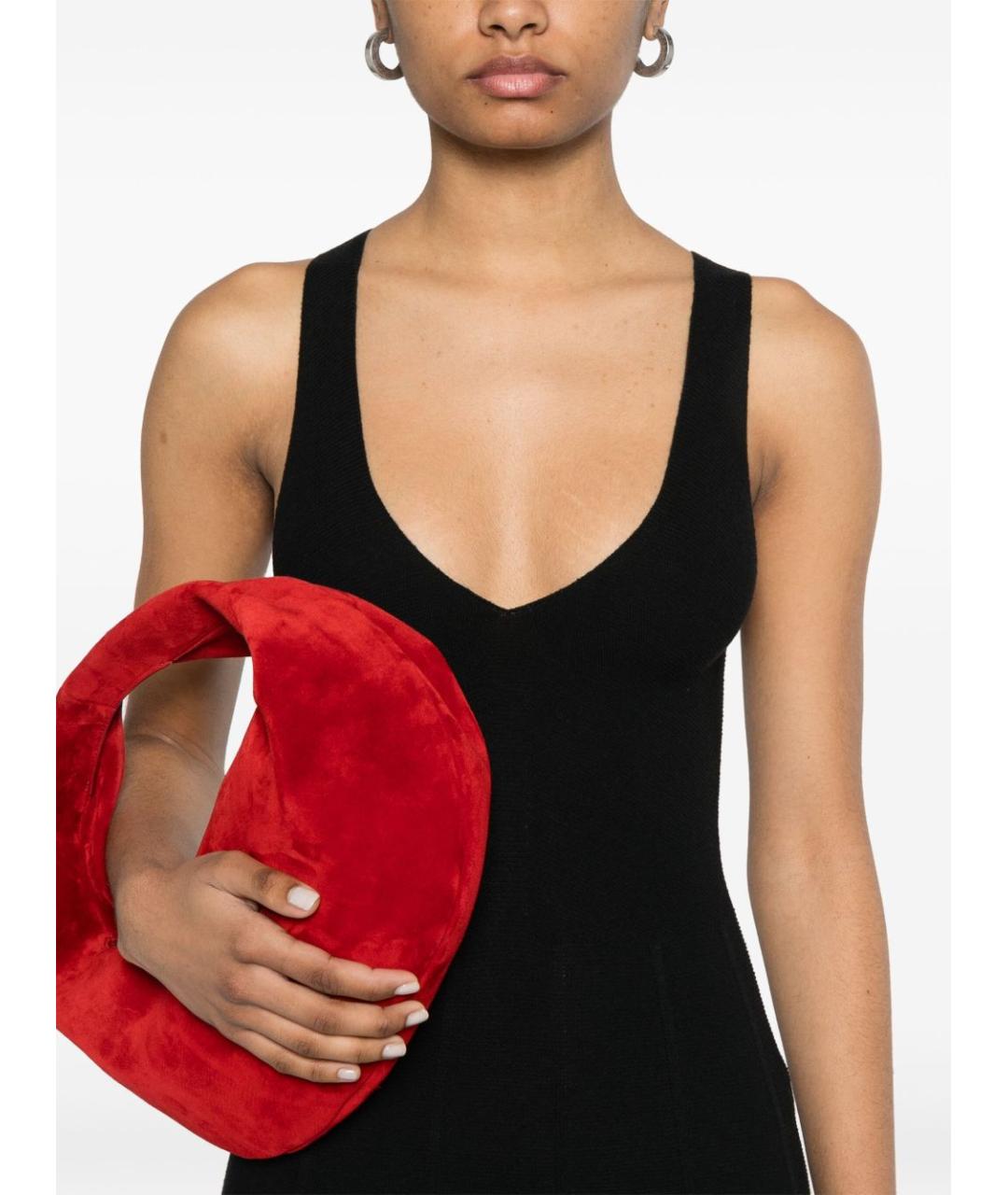 EMPORIO ARMANI Черное хлопковое коктейльное платье, фото 4