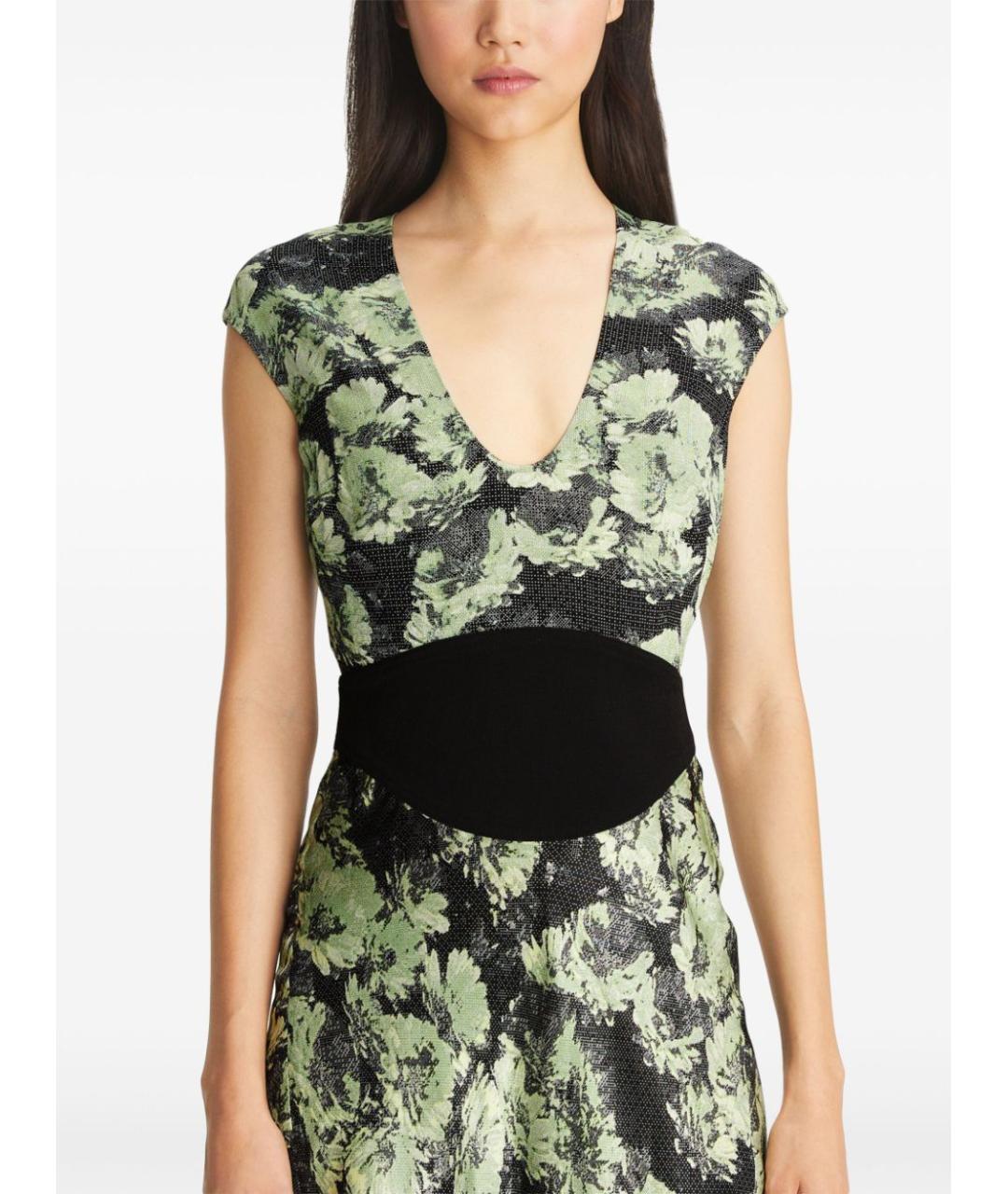 TORY BURCH Зеленые платье, фото 2
