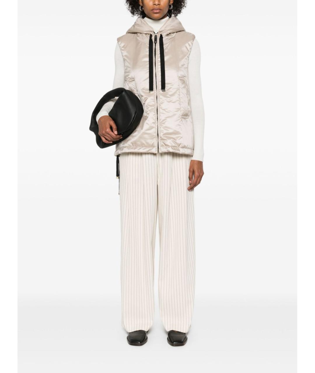MAX MARA Бежевый жилет, фото 4