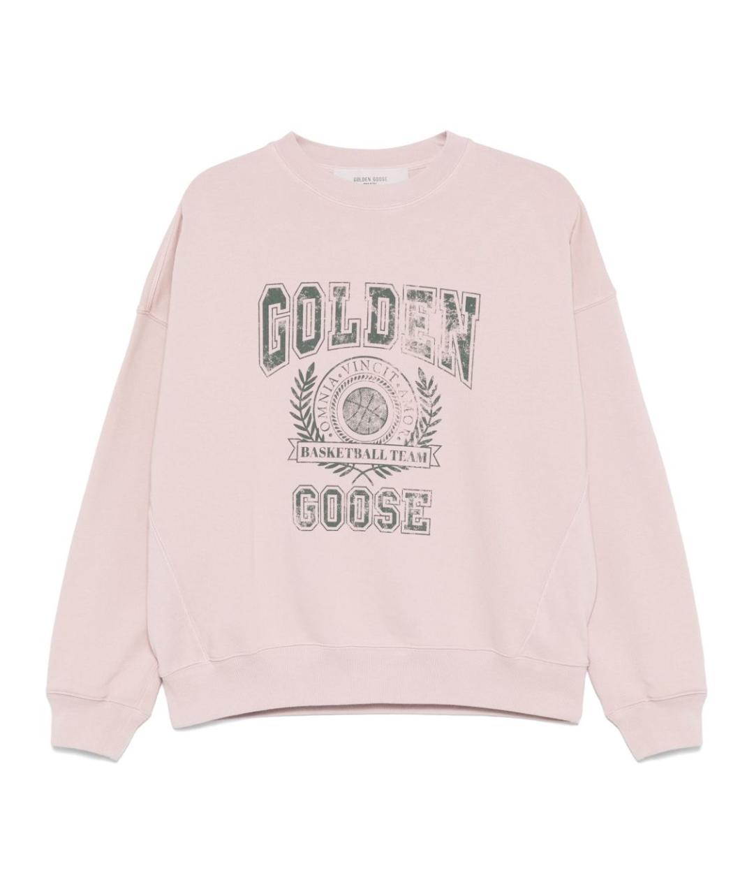 GOLDEN GOOSE DELUXE BRAND Розовый хлопковый джемпер / свитер, фото 1