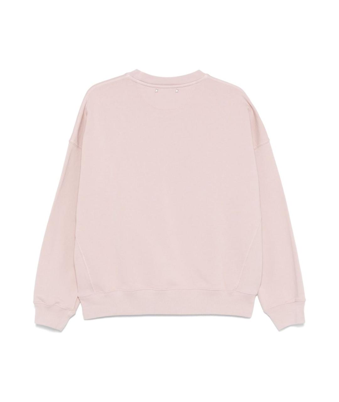 GOLDEN GOOSE DELUXE BRAND Розовый хлопковый джемпер / свитер, фото 2