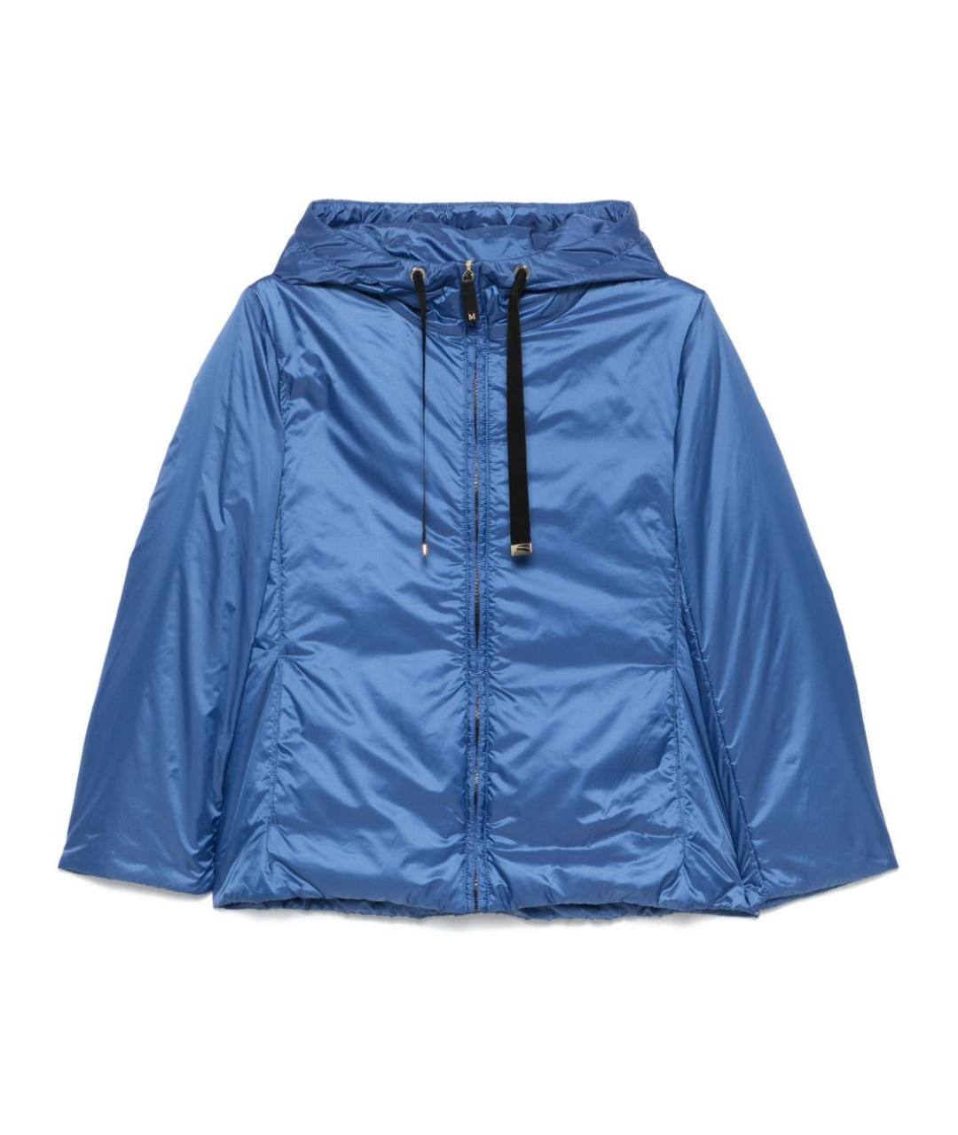 MAX MARA Синяя полиэстеровая куртка, фото 1
