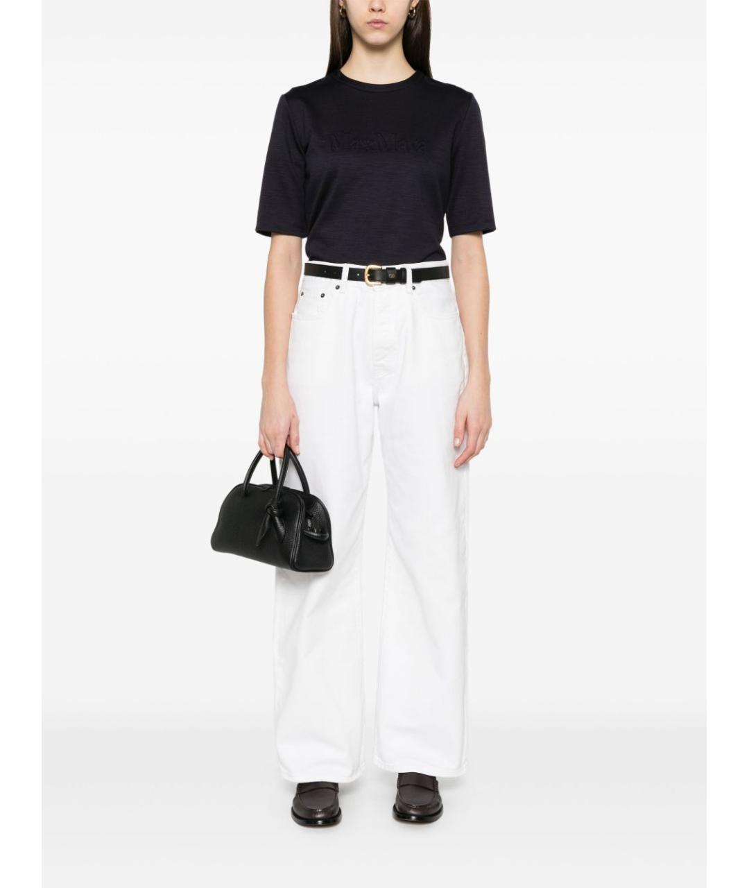 MAX MARA Синяя футболка, фото 2