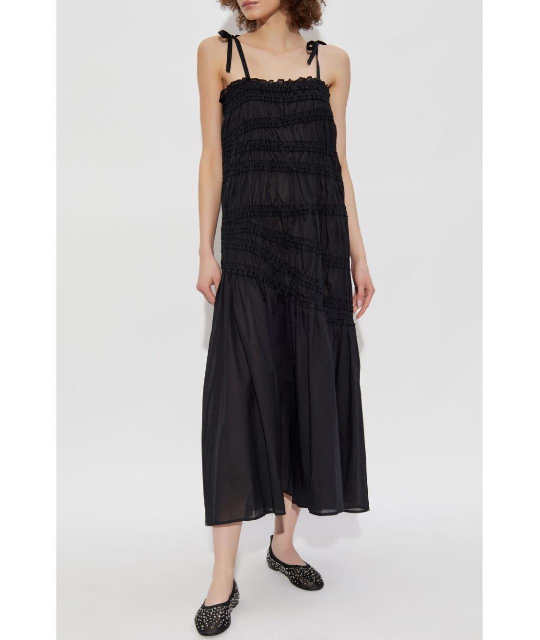 TORY BURCH Черное хлопковое платье, фото 3