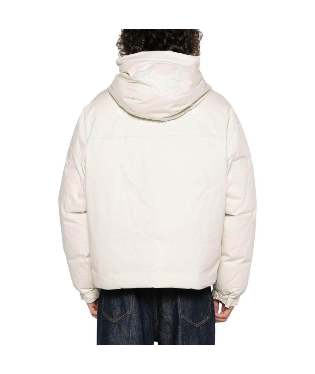 STONE ISLAND Бежевый пуховик, фото 4