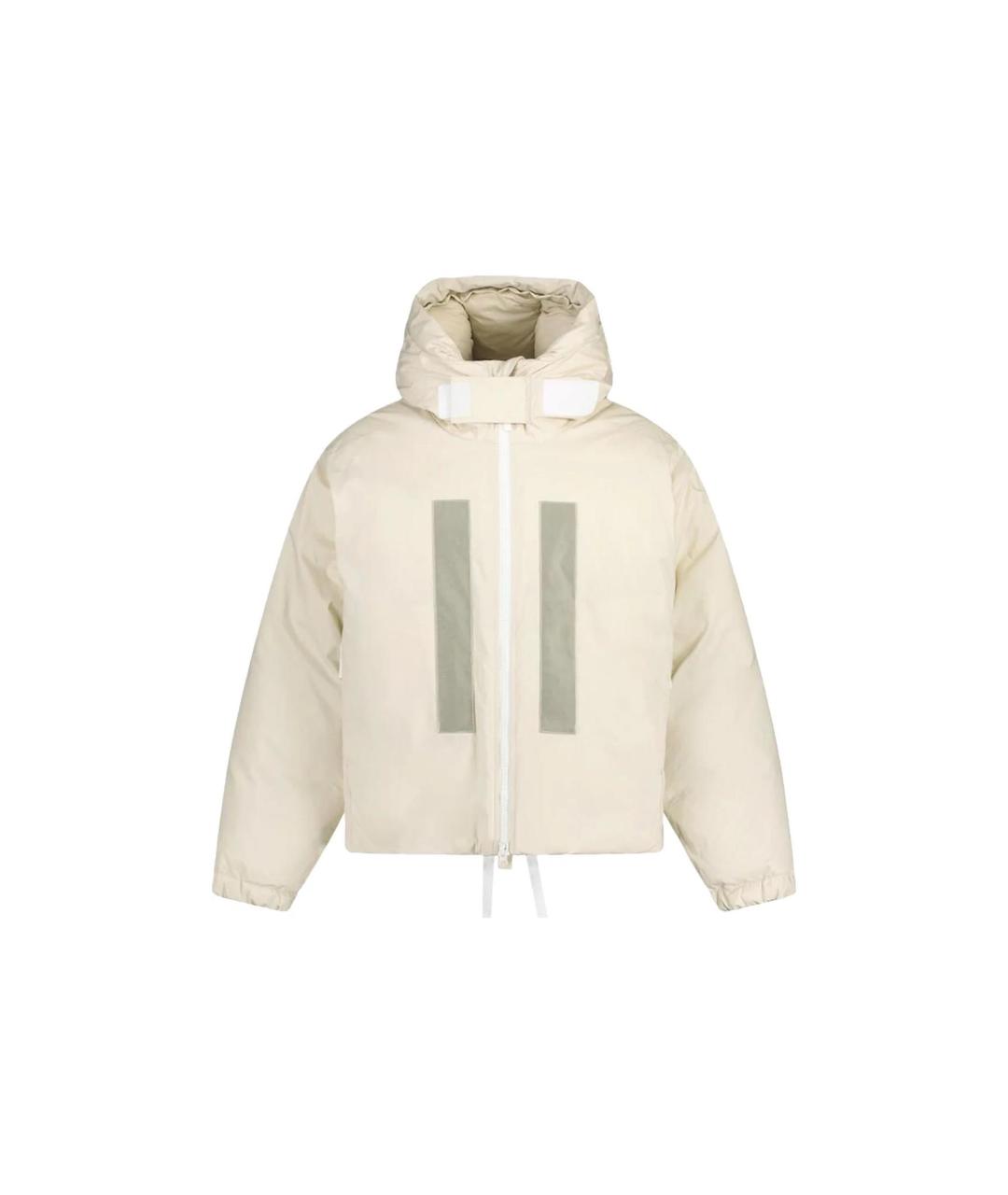 STONE ISLAND Бежевый пуховик, фото 1
