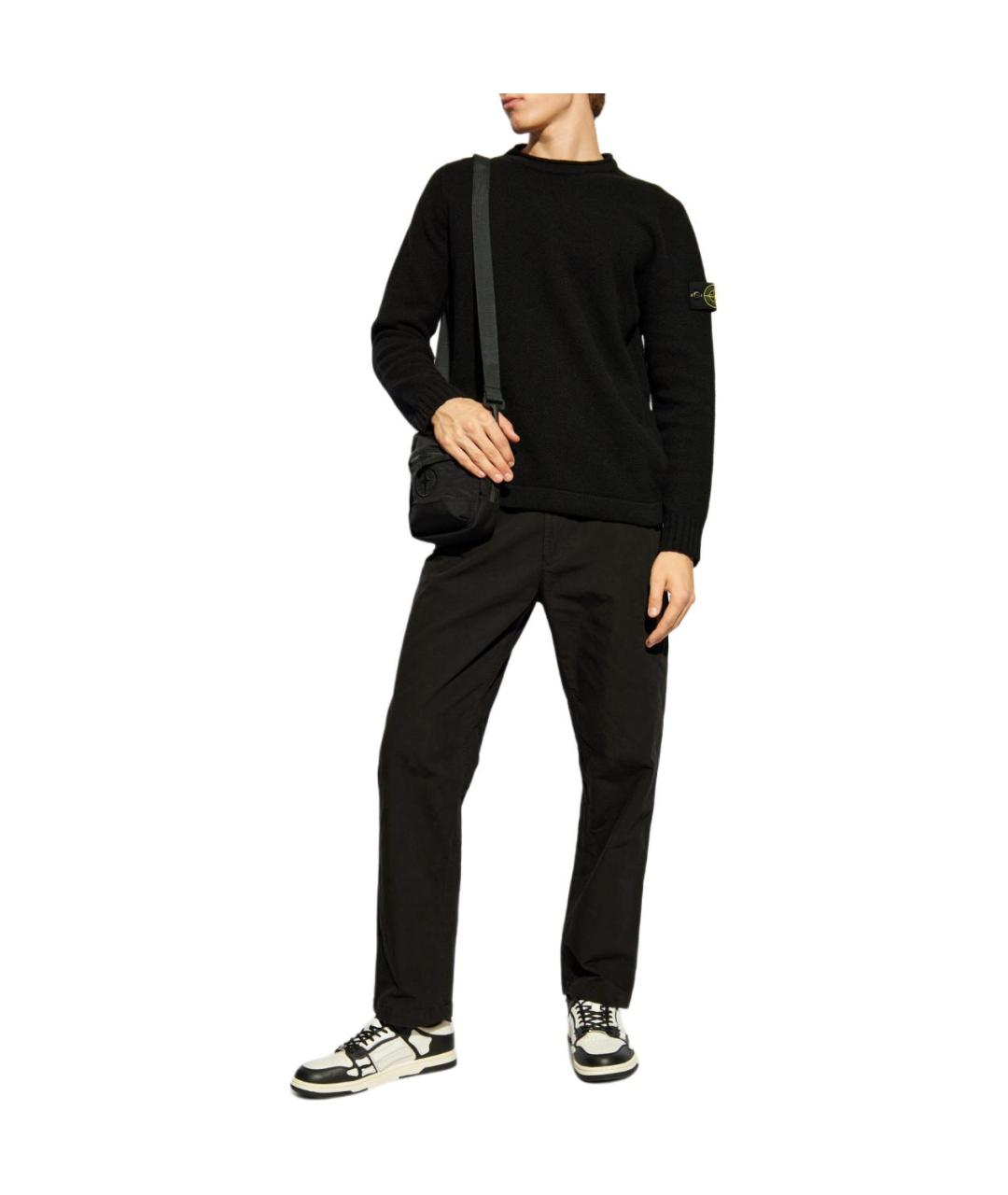 STONE ISLAND Черный джемпер / свитер, фото 2