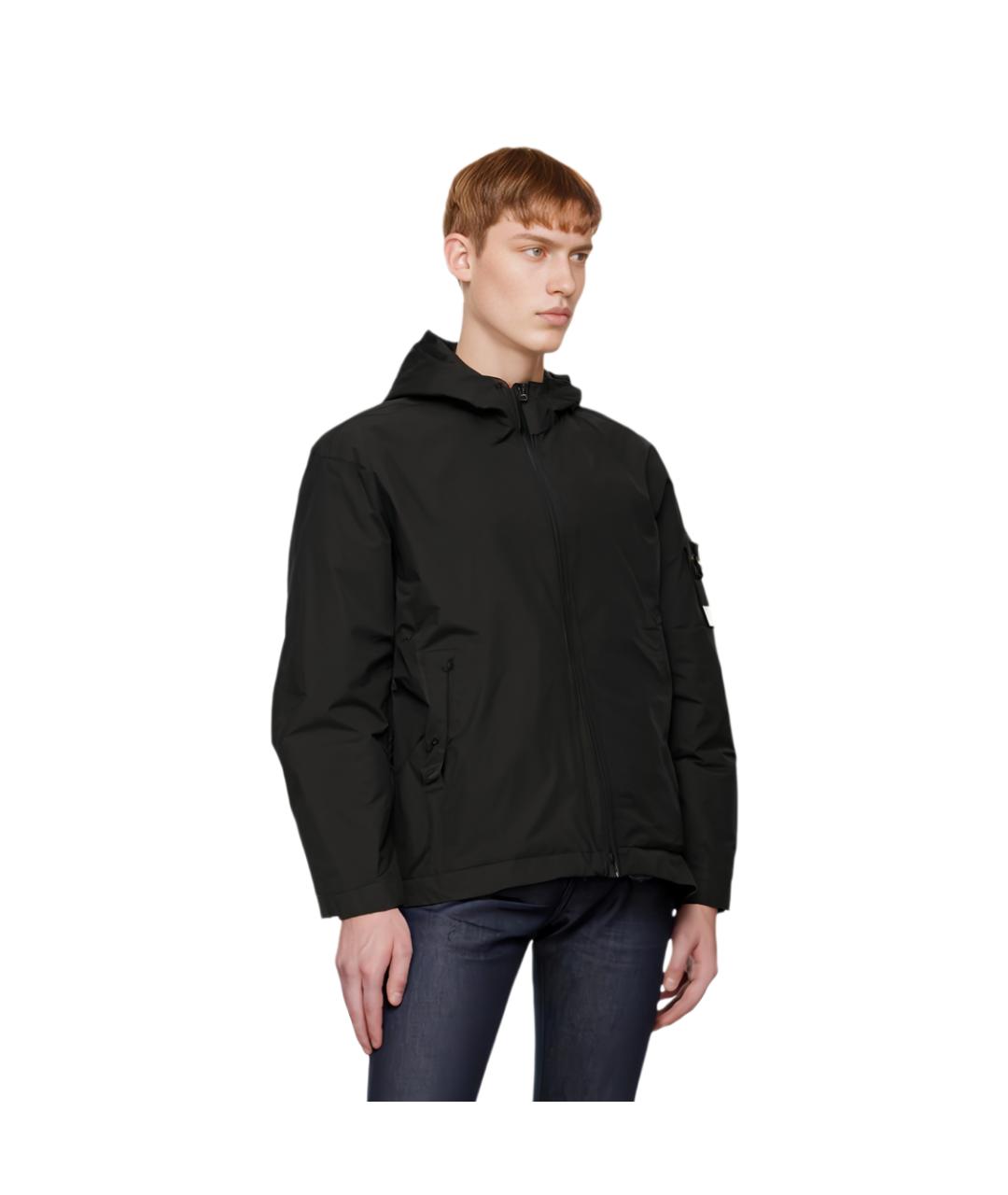 STONE ISLAND Черная куртка, фото 4