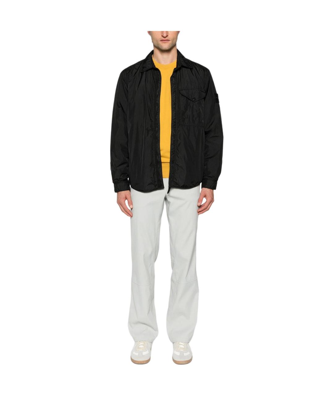 STONE ISLAND Черная куртка, фото 3