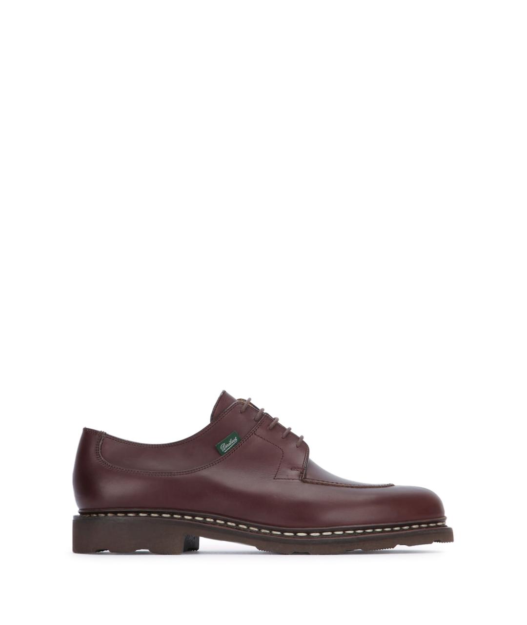 PARABOOT Коричневые кожаные низкие ботинки, фото 1