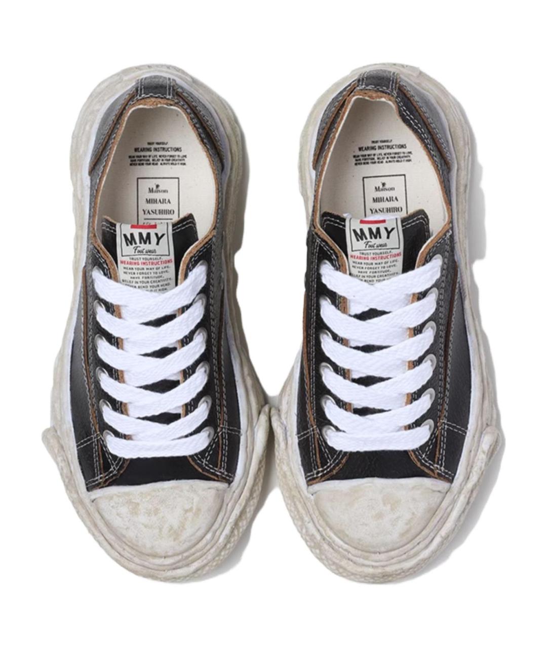 Mihara Yasuhiro Черные кеды, фото 4