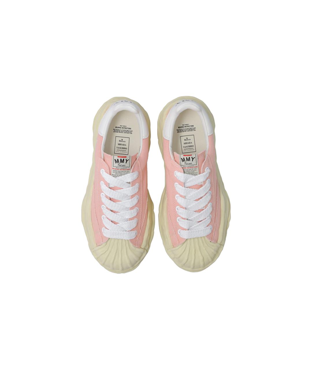 Mihara Yasuhiro Розовые текстильные кроссовки, фото 5