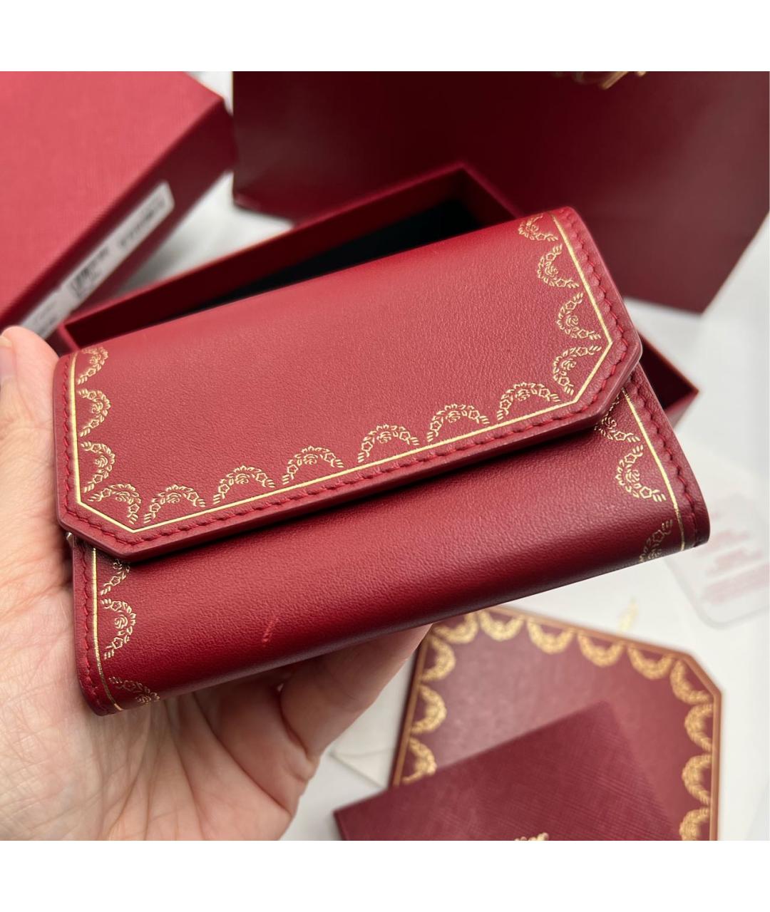 CARTIER Красный кошелек, фото 8