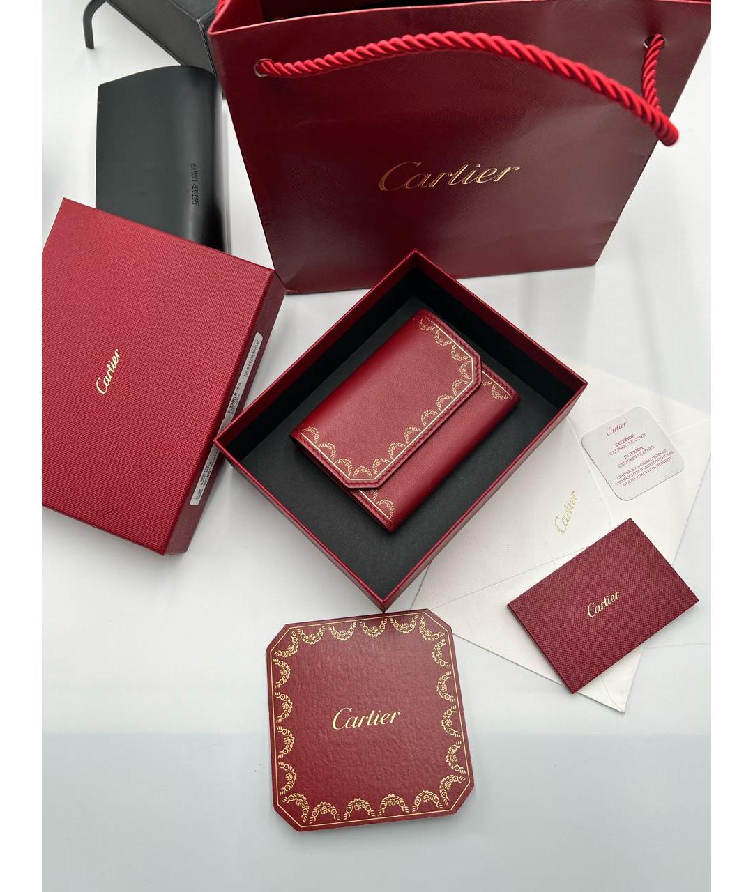 CARTIER Красный кошелек, фото 2