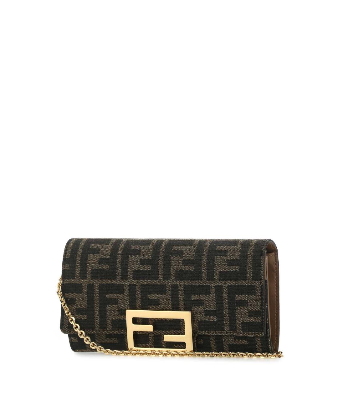 FENDI Коричневая сумка через плечо, фото 2