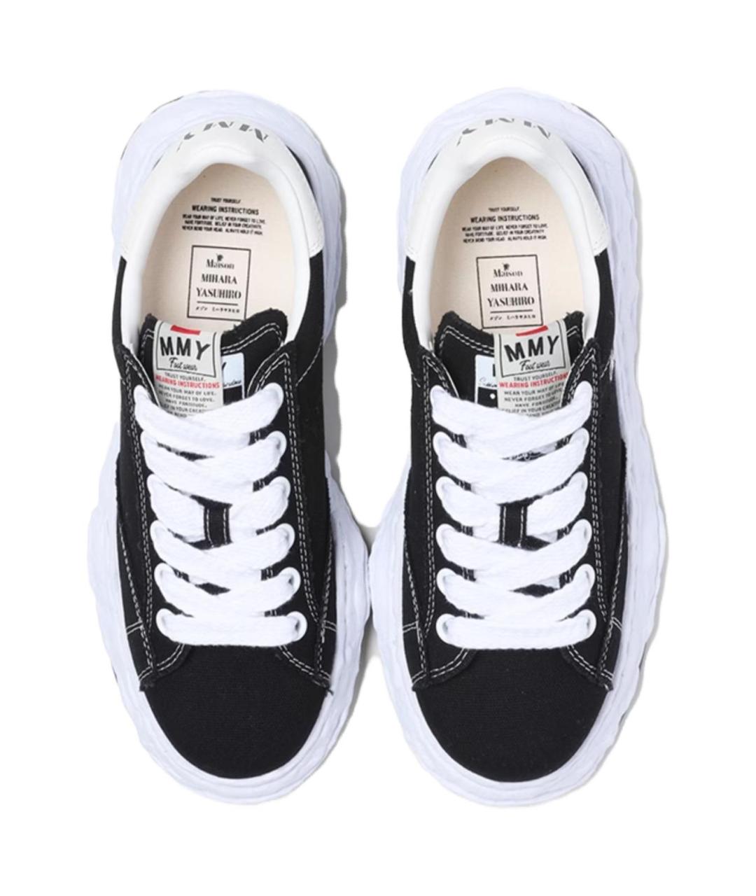 Mihara Yasuhiro Черные кеды, фото 4