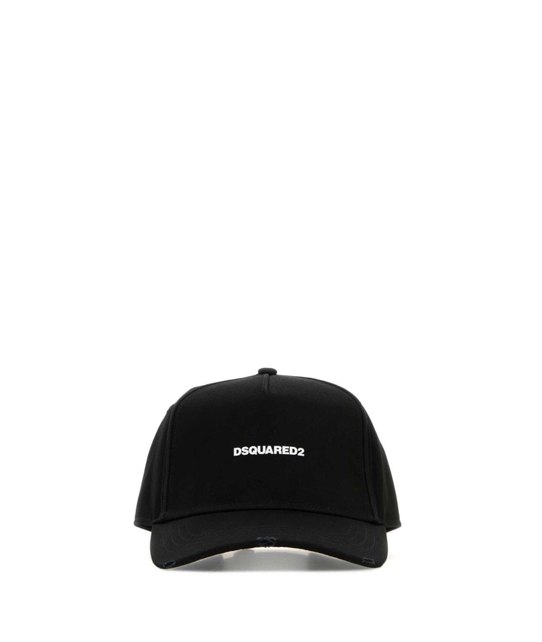 DSQUARED2 Черная хлопковая кепка/бейсболка, фото 1