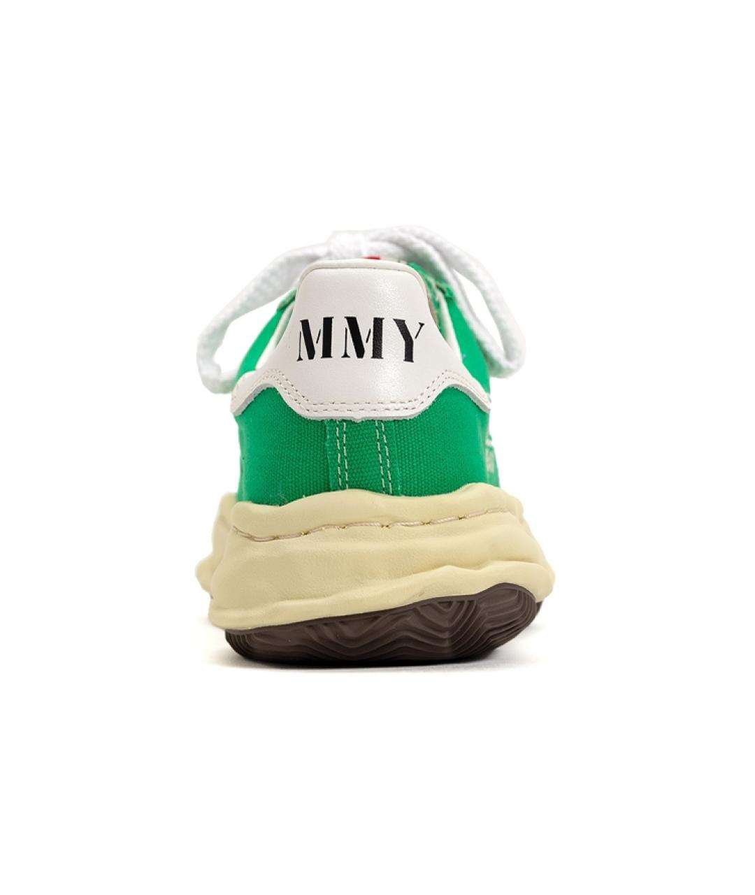 Mihara Yasuhiro Зеленые кеды, фото 4