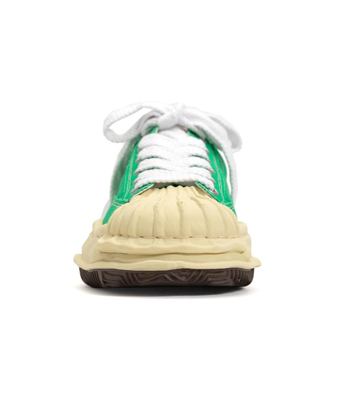 Mihara Yasuhiro Зеленые кеды, фото 3