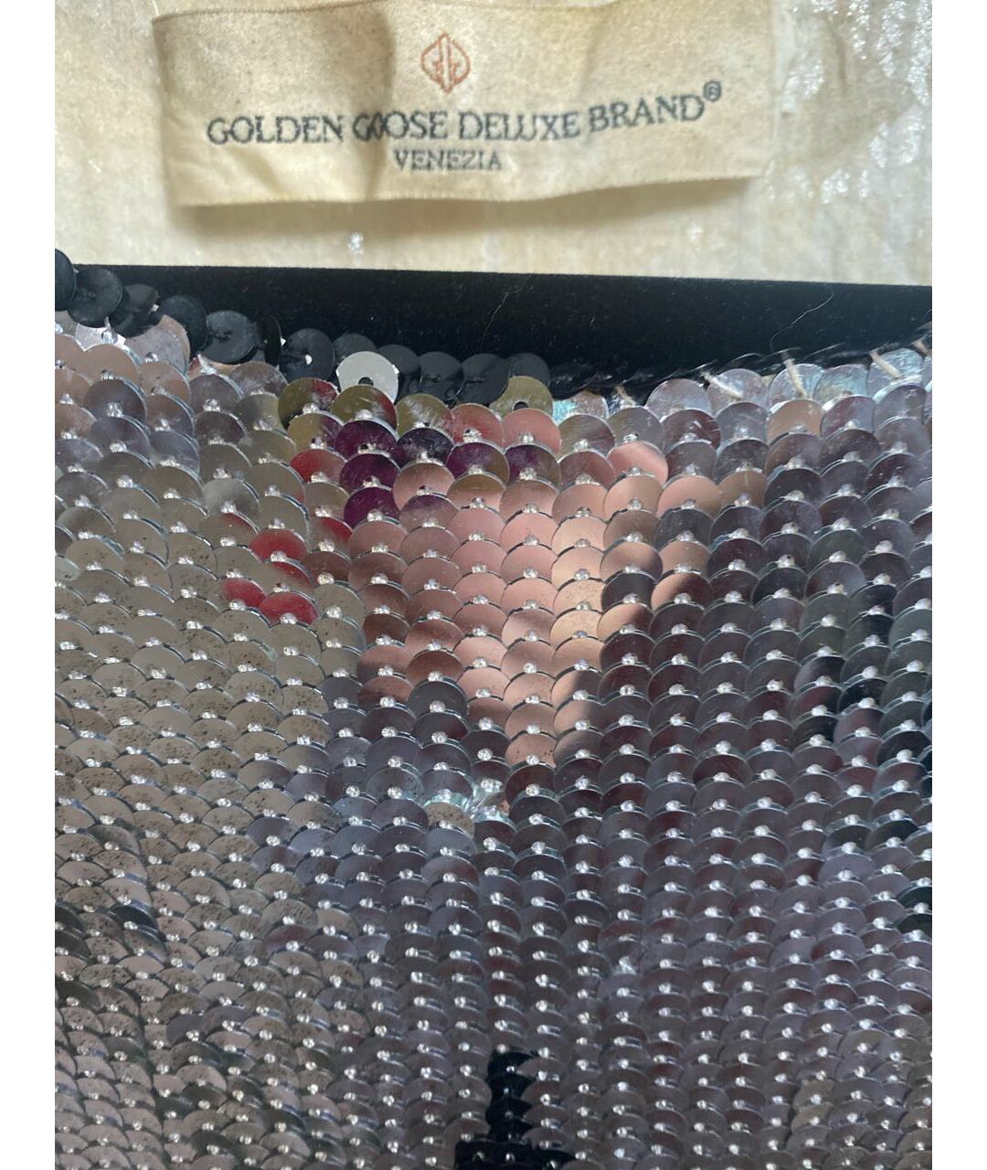 GOLDEN GOOSE DELUXE BRAND Серебряная хлопковая рубашка, фото 3