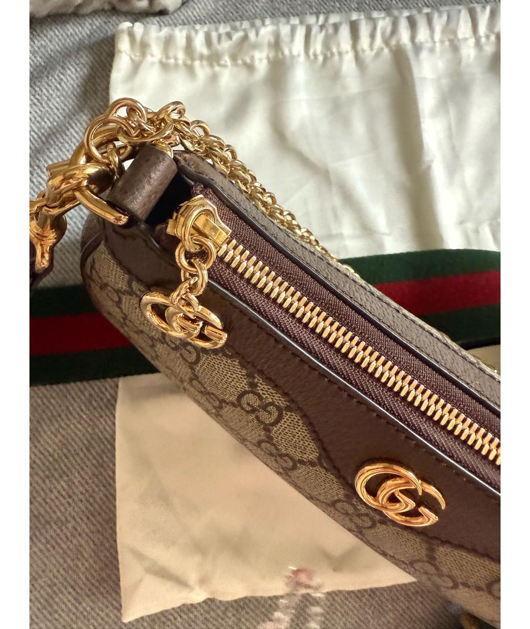 GUCCI Бежевая сумка через плечо, фото 7