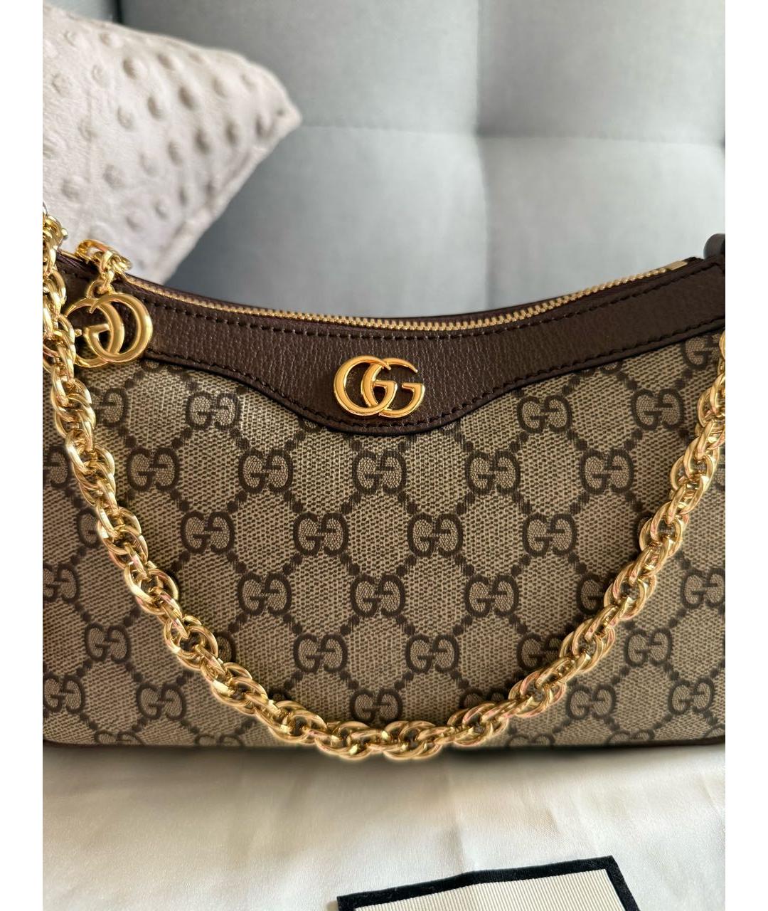 GUCCI Бежевая сумка через плечо, фото 2