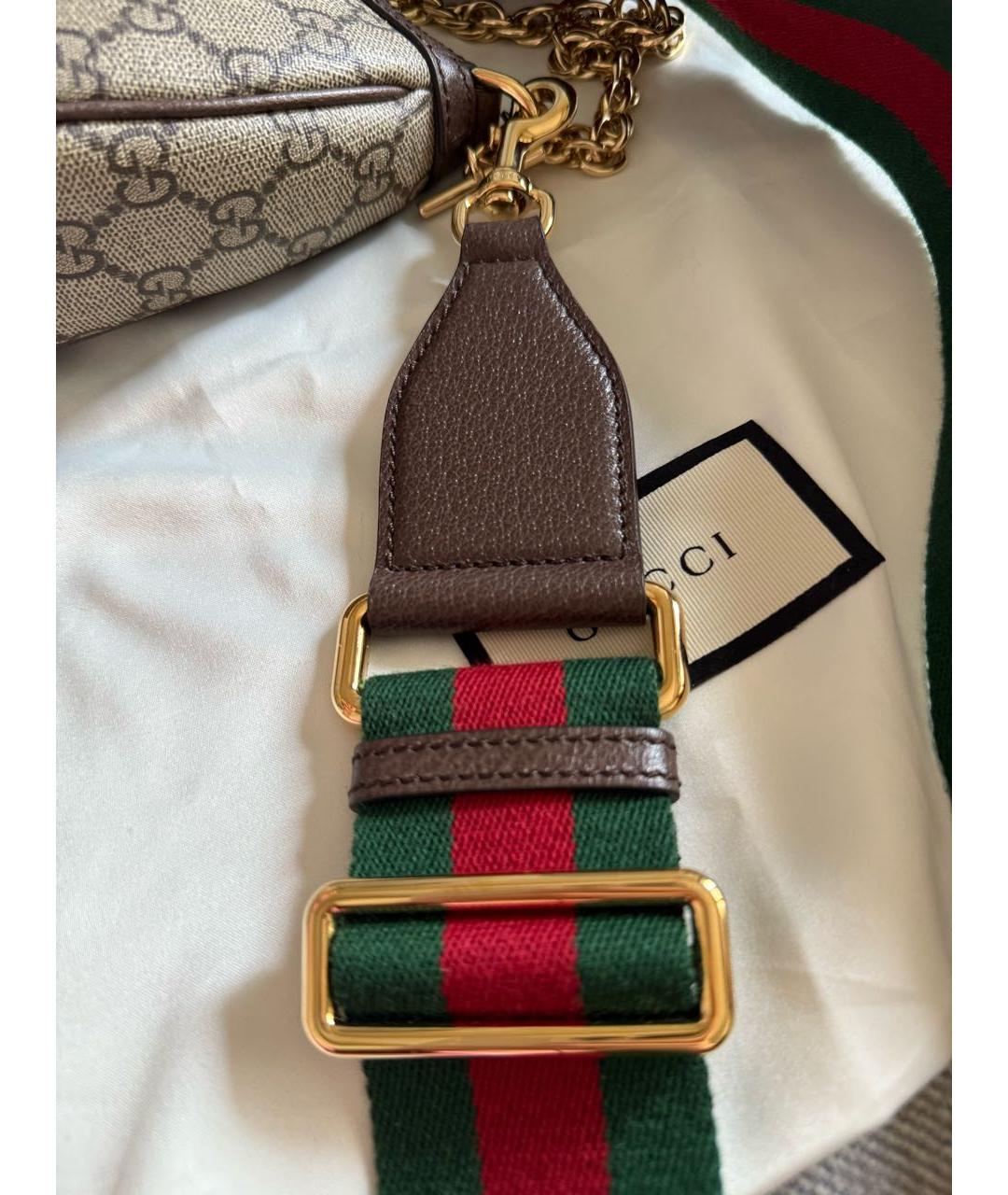 GUCCI Бежевая сумка через плечо, фото 4