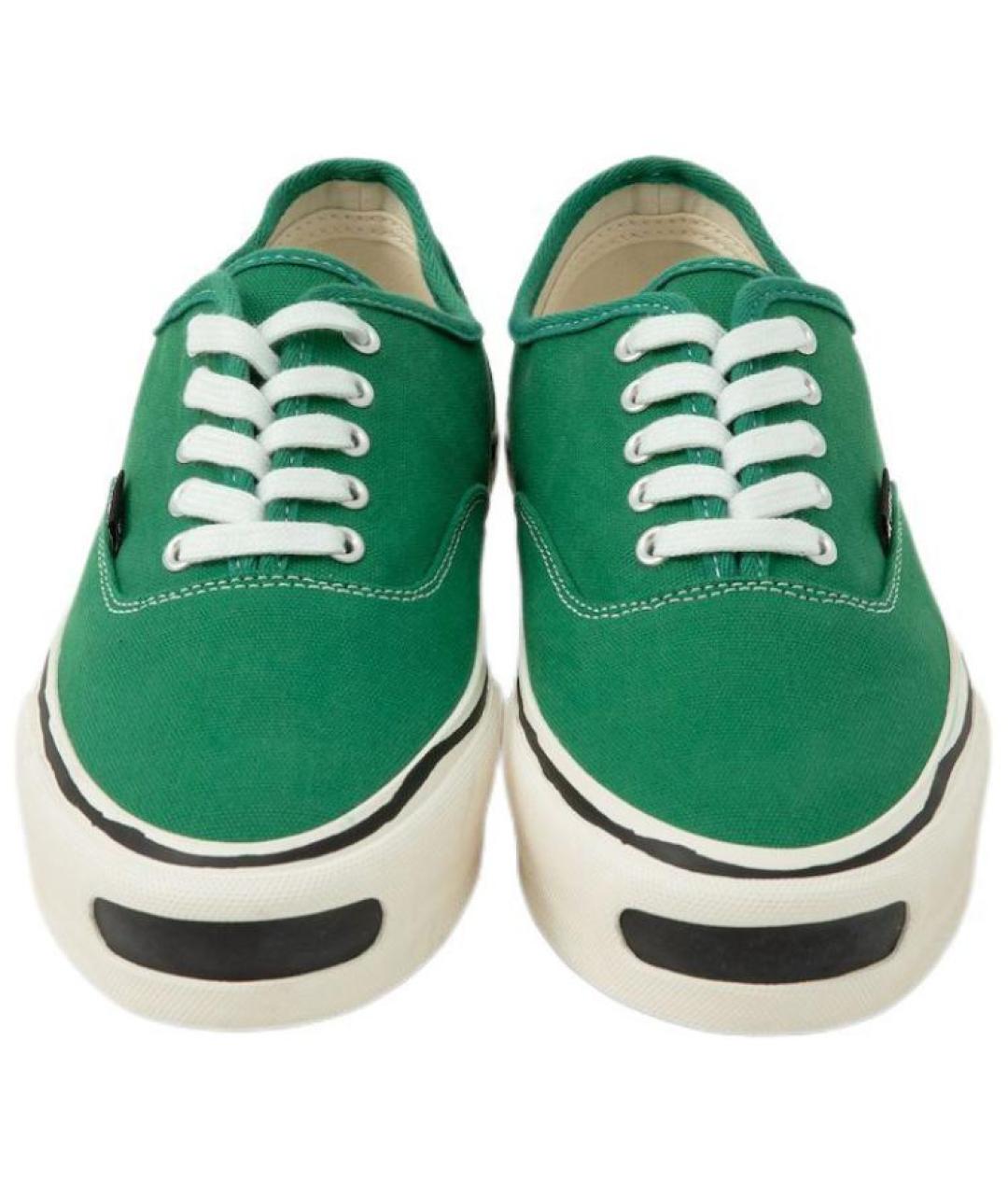 Mihara Yasuhiro Зеленые текстильные кеды, фото 3