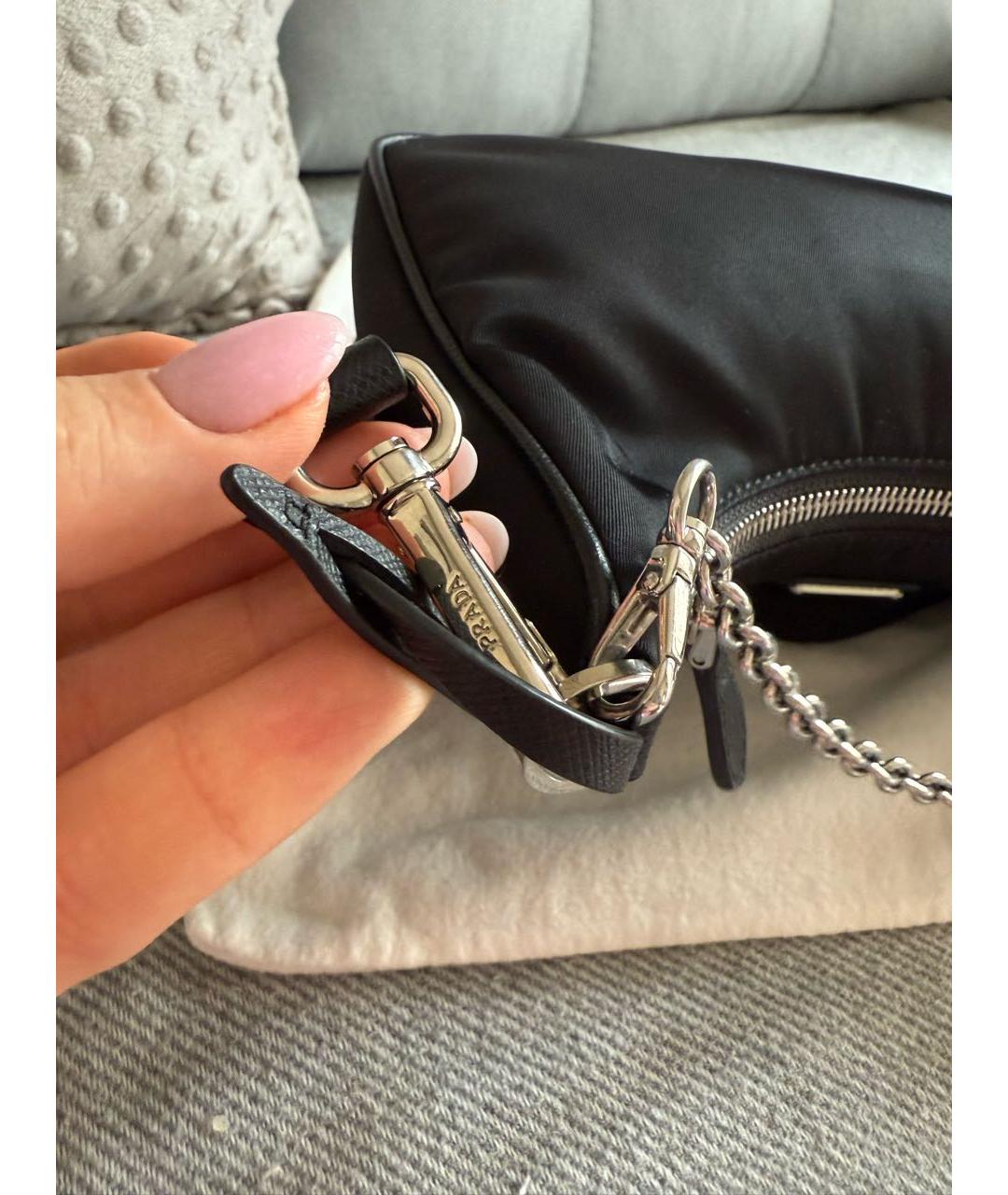 PRADA Черная сумка через плечо, фото 7