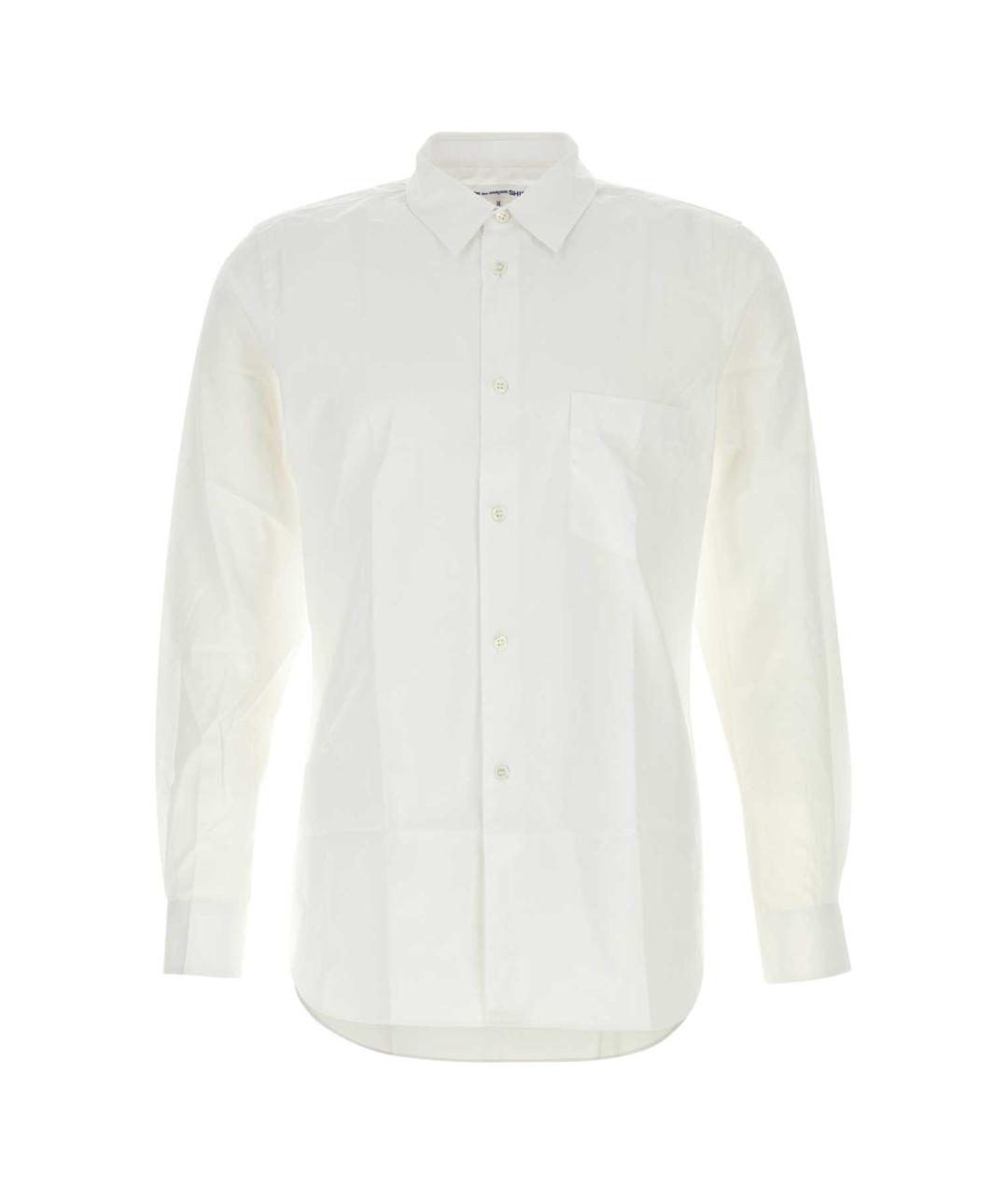 COMME DES GARÇONS SHIRT Белая хлопковая кэжуал рубашка, фото 1