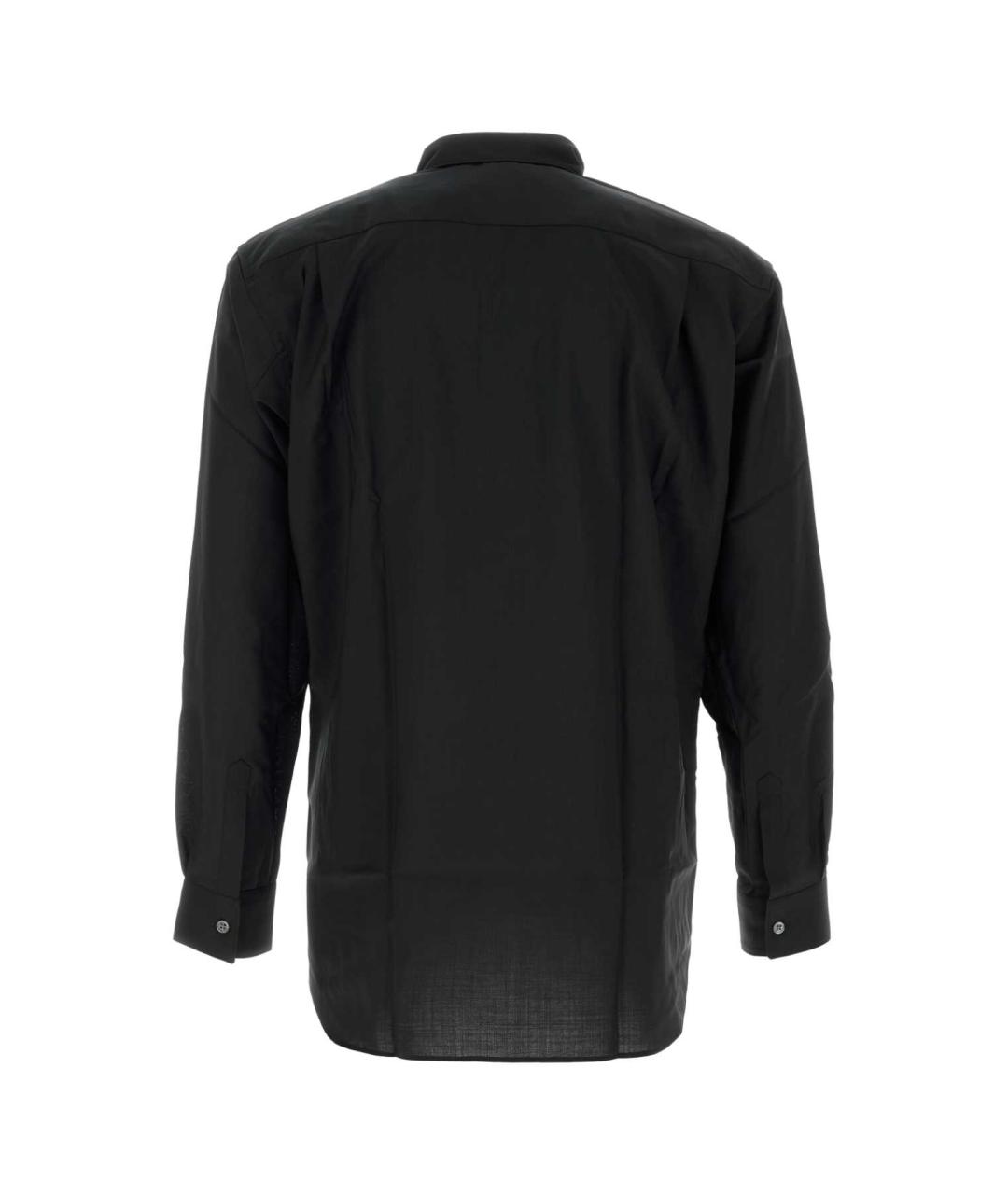 COMME DES GARÇONS SHIRT Черная шерстяная кэжуал рубашка, фото 2