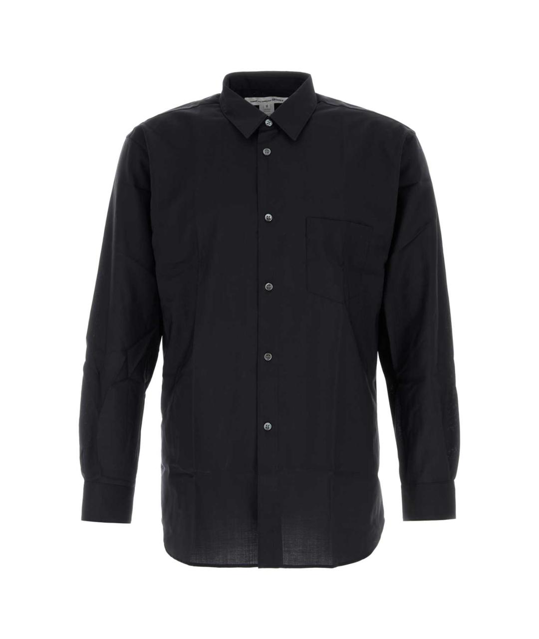 COMME DES GARÇONS SHIRT Темно-синяя шерстяная кэжуал рубашка, фото 1