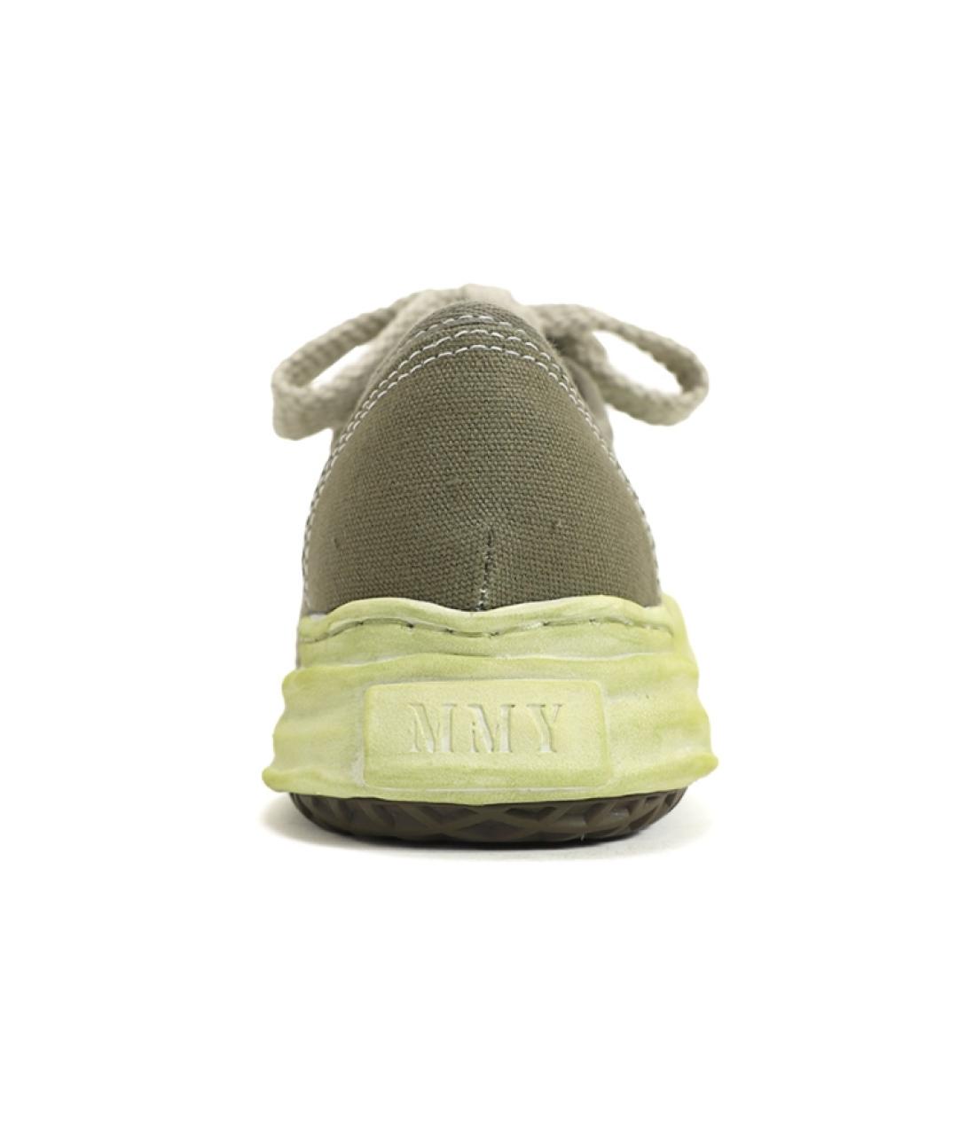 Mihara Yasuhiro Зеленые кеды, фото 4