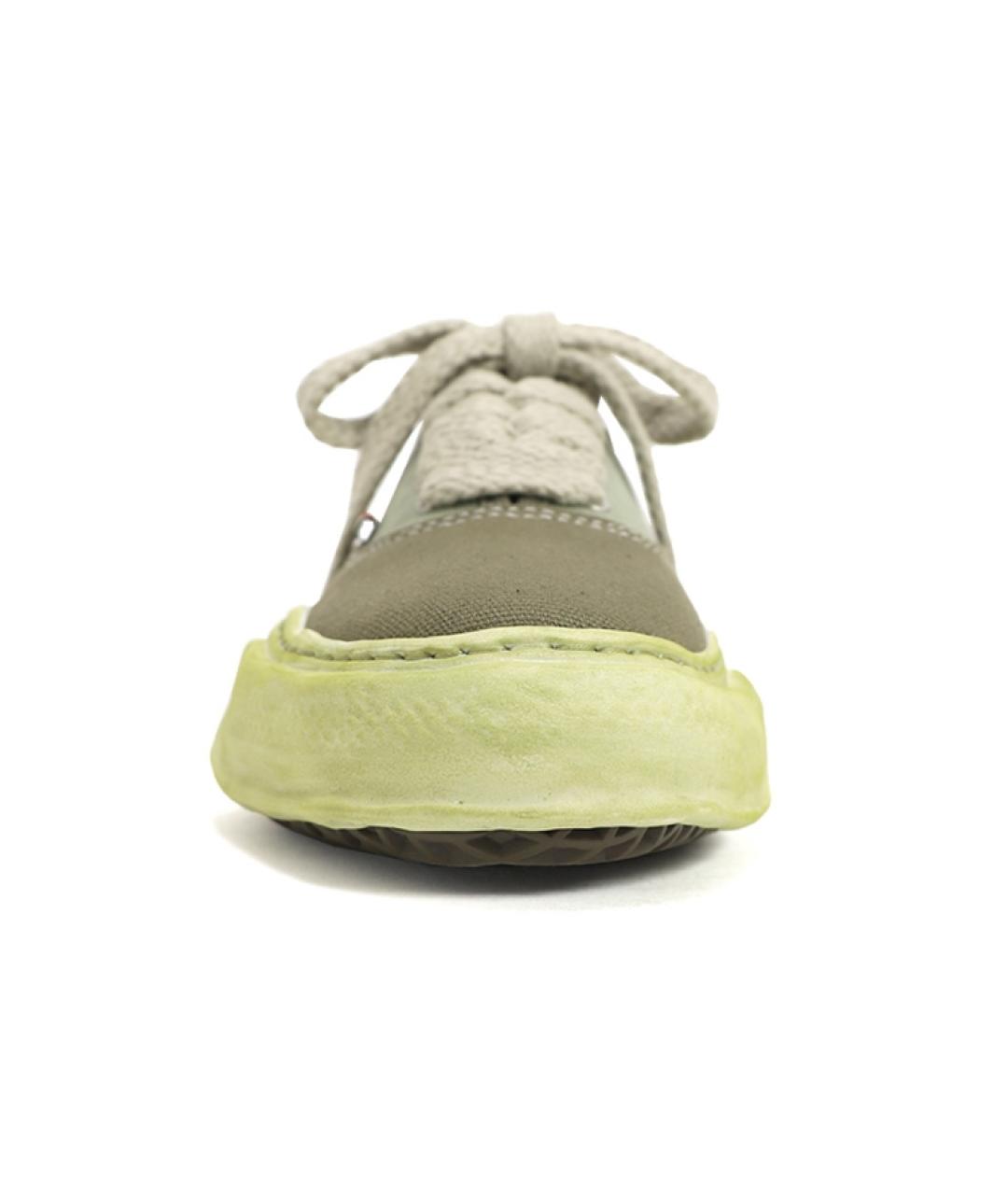 Mihara Yasuhiro Зеленые кеды, фото 3