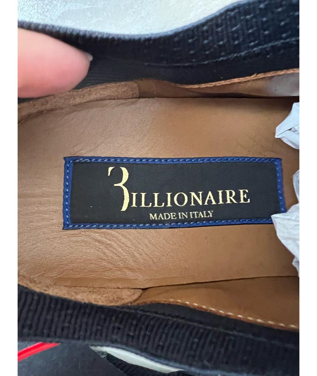 BILLIONAIRE Темно-синие низкие кроссовки / кеды, фото 6