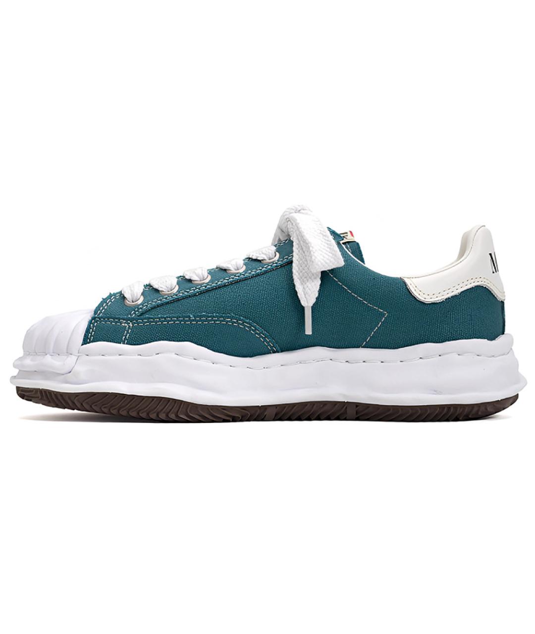 Mihara Yasuhiro Бирюзовые кеды, фото 3