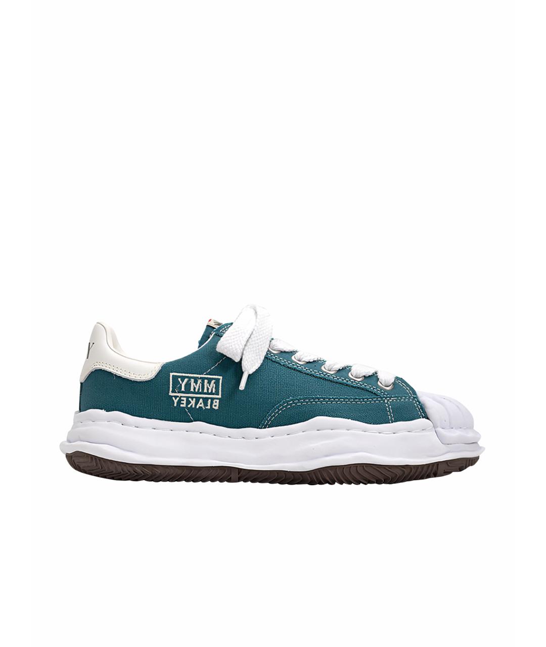 Mihara Yasuhiro Бирюзовые кеды, фото 1