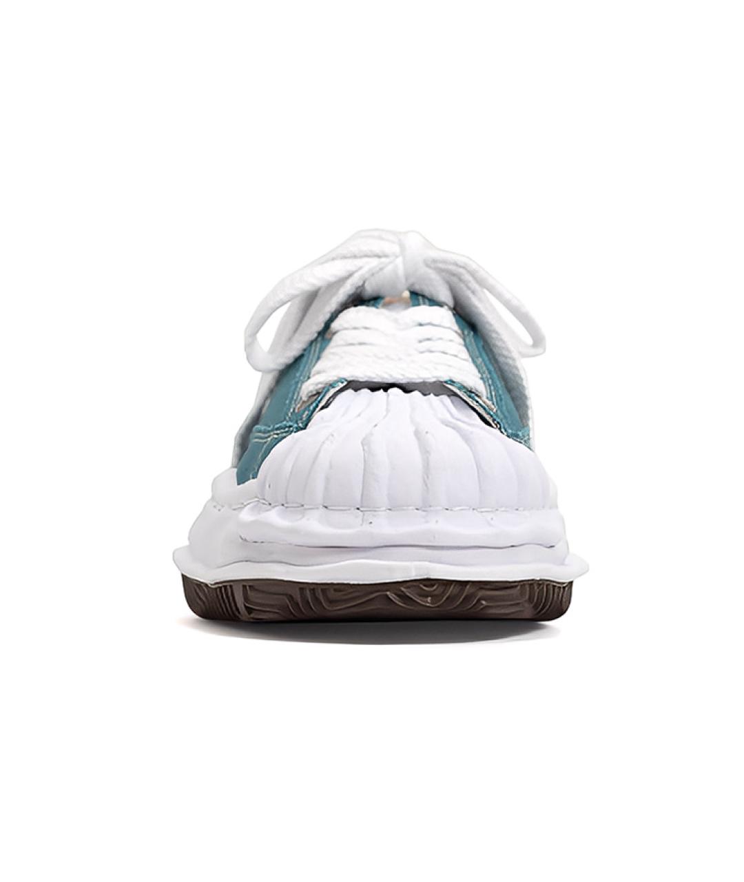 Mihara Yasuhiro Бирюзовые кеды, фото 2