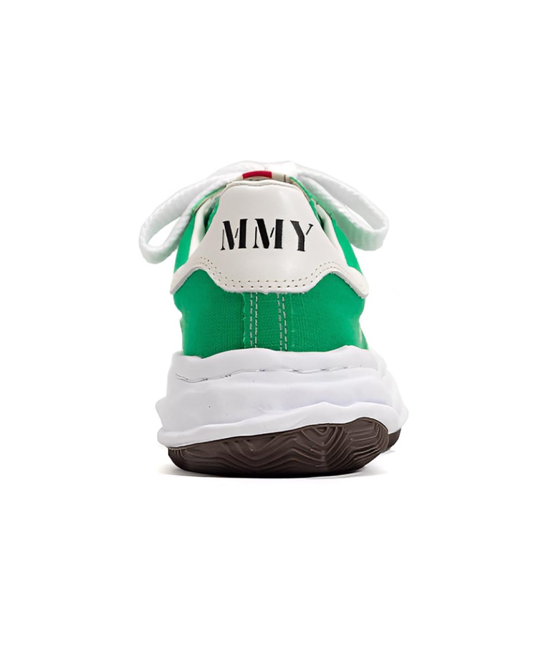 Mihara Yasuhiro Зеленые кеды, фото 4