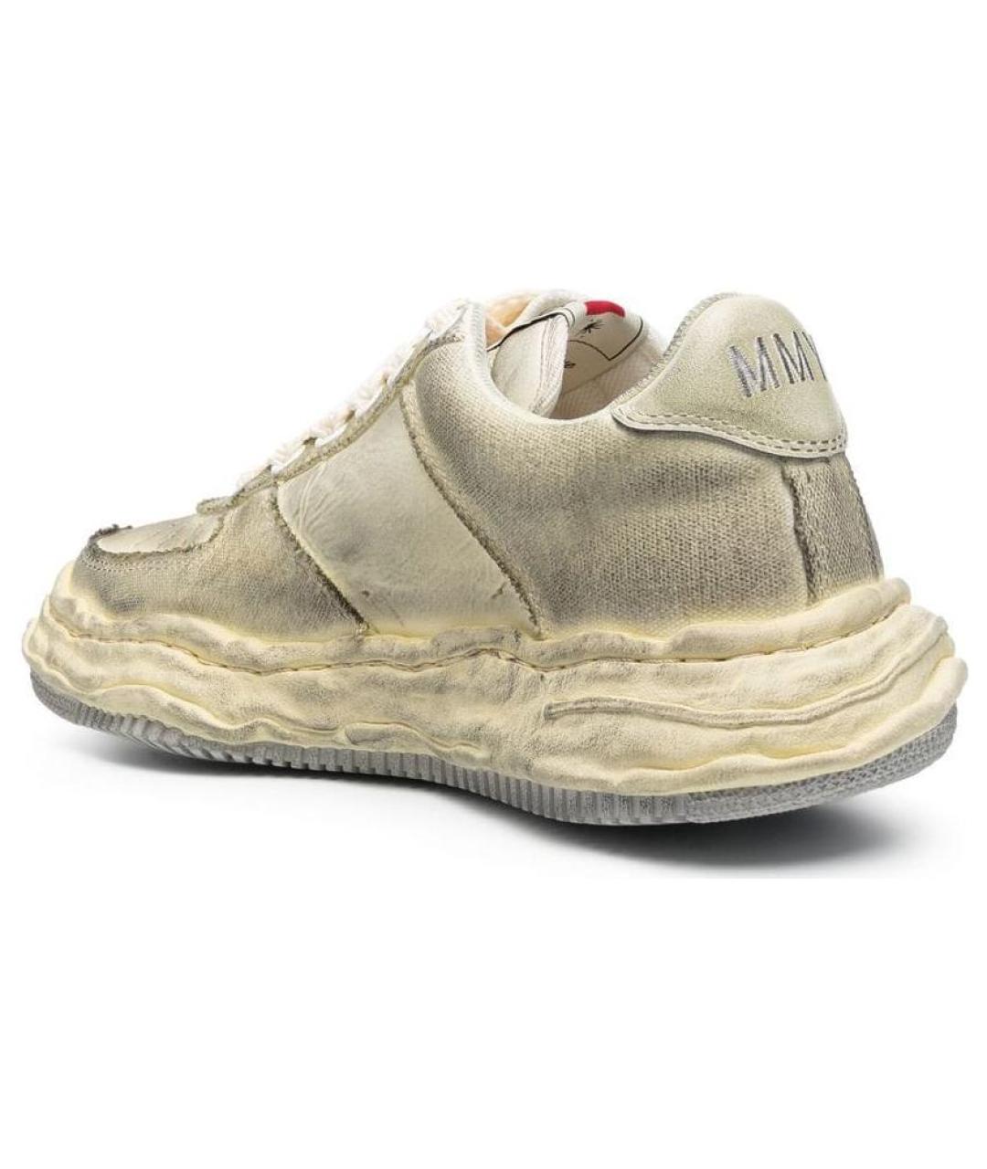 Mihara Yasuhiro Бежевые кроссовки, фото 4