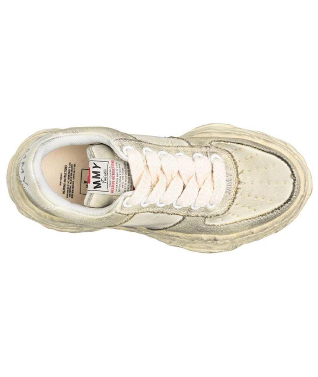 Mihara Yasuhiro Бежевые кроссовки, фото 3