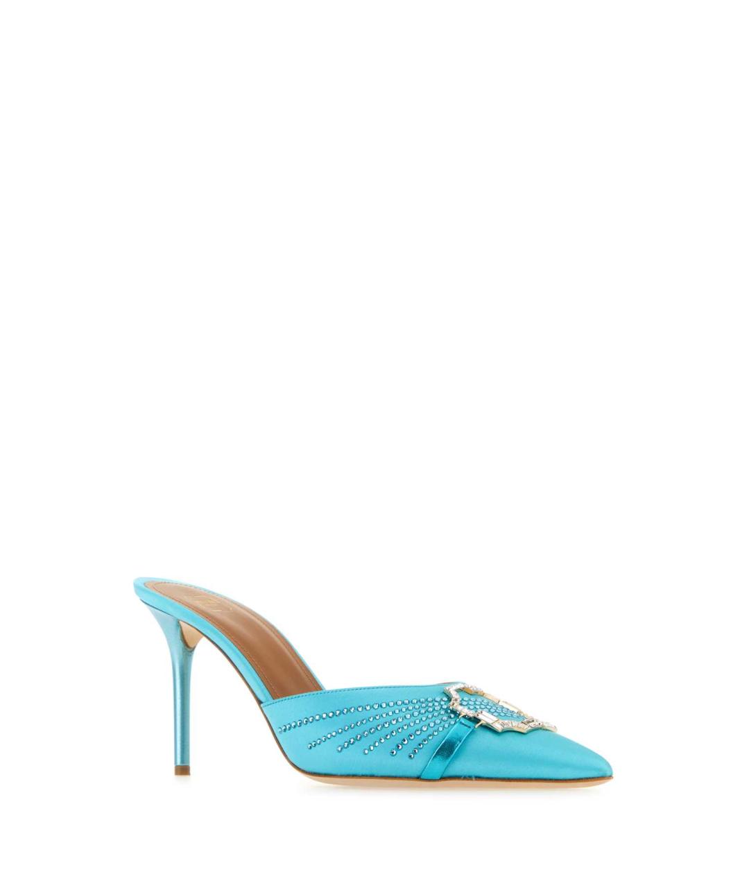 MALONE SOULIERS Голубые кожаные туфли, фото 2