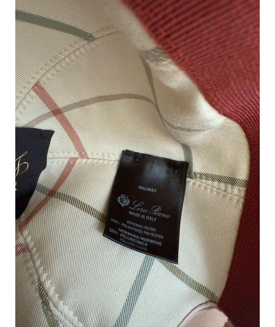 LORO PIANA Розовая кепка, фото 7
