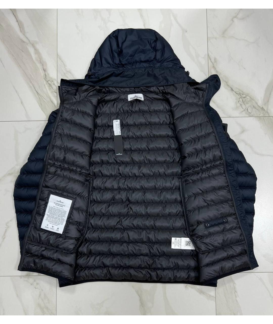 STONE ISLAND Темно-синяя куртка, фото 5