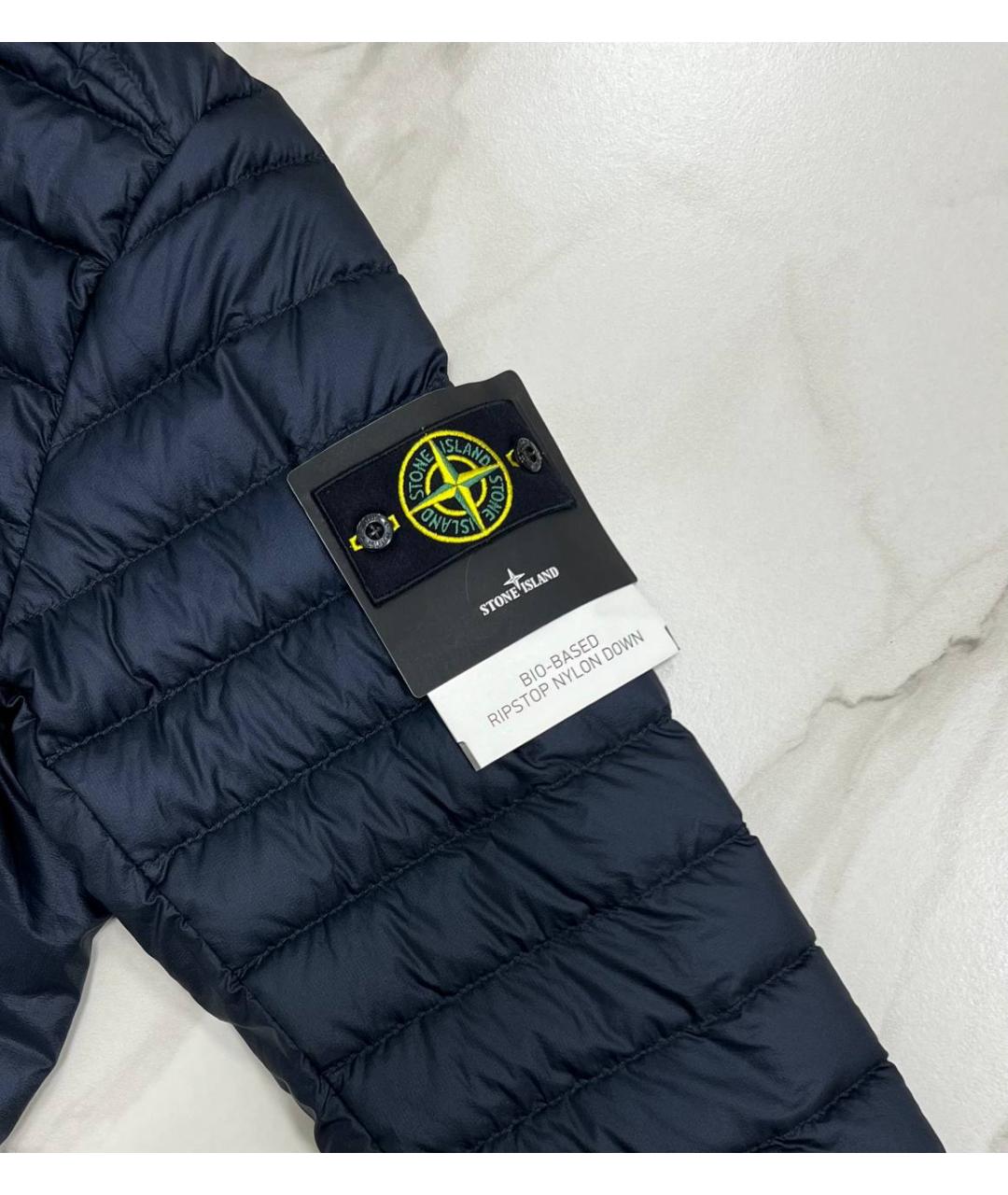 STONE ISLAND Темно-синяя куртка, фото 3