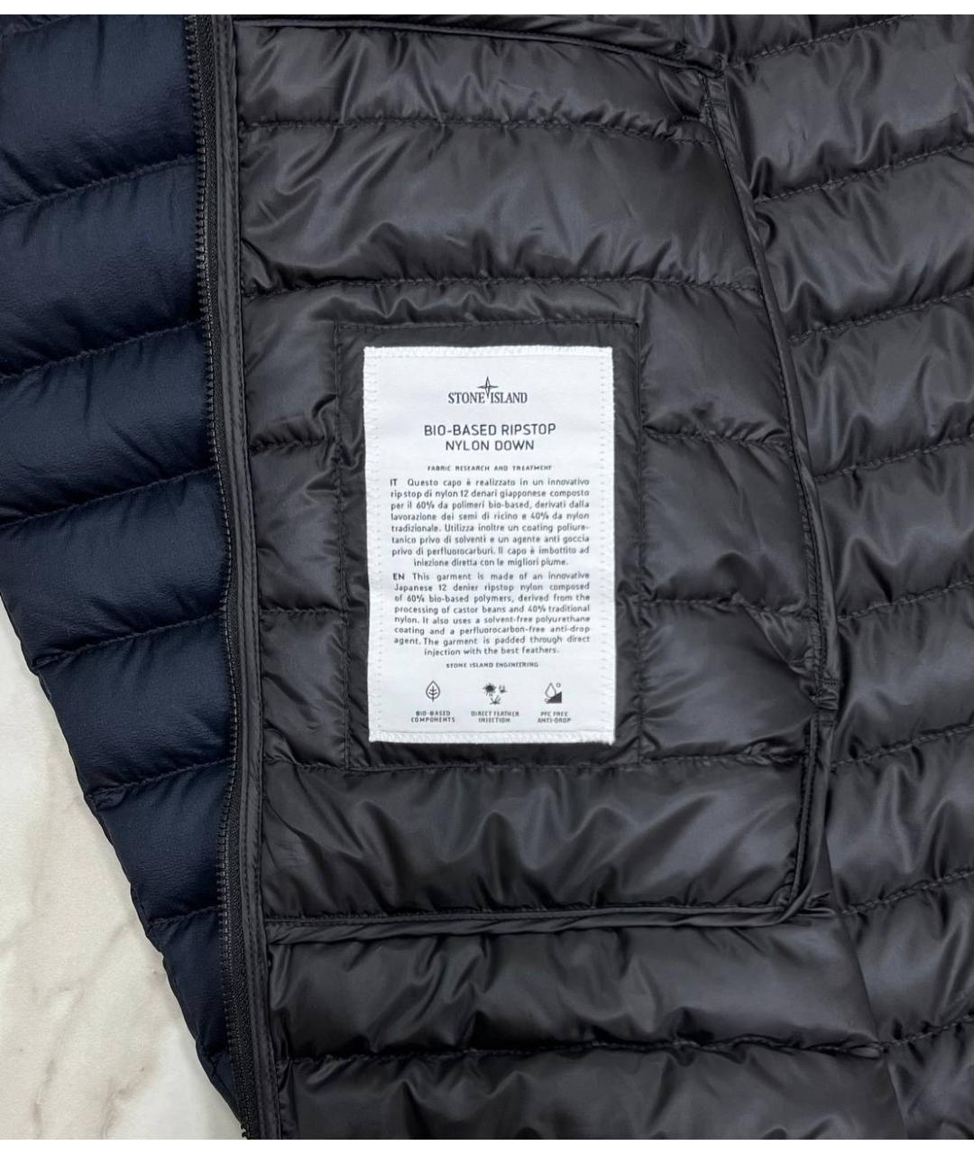 STONE ISLAND Темно-синяя куртка, фото 6